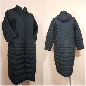 Duster puffer coat